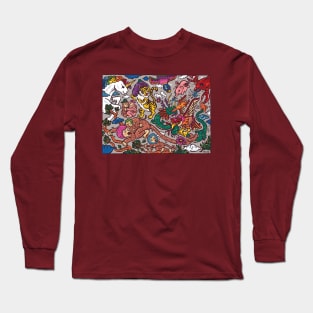 The Dragon with Owl Long Sleeve T-Shirt